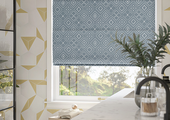 Newquay, Sterling - Motorised Roman Blind - Image 5
